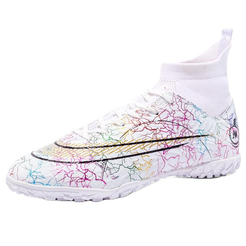 One 2025 high-top football shoe Boys' student spike shoes Girls' game training sports shoes