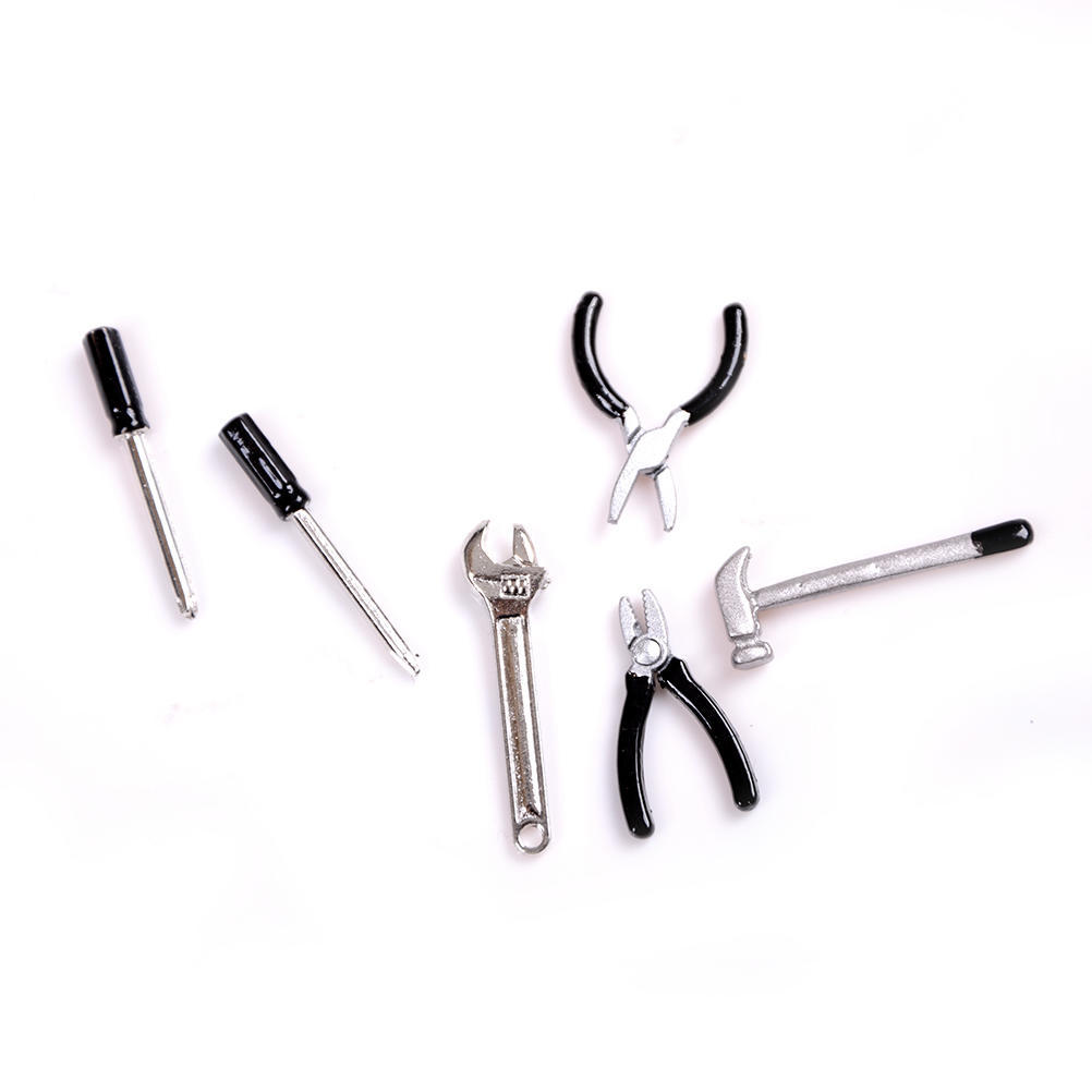 1/12 Dollhouse Miniature Tools Set Repair Kits for Doll House Accessories ToyBSC 1/12 Dollhouse Miniature Tools Set Repair Kits for Doll House Accessories ToyBSC