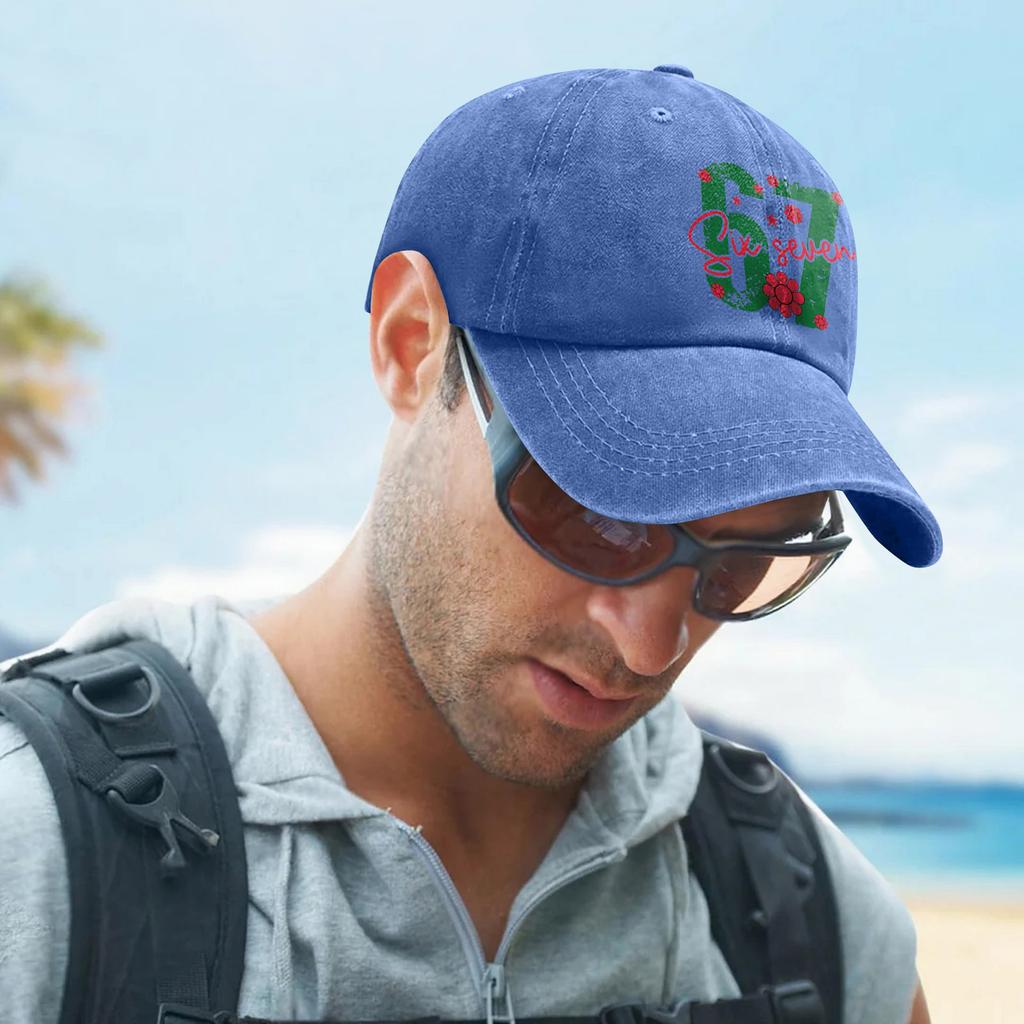 Fashionable Print Men's And Women's Adjustable Baseball Caps