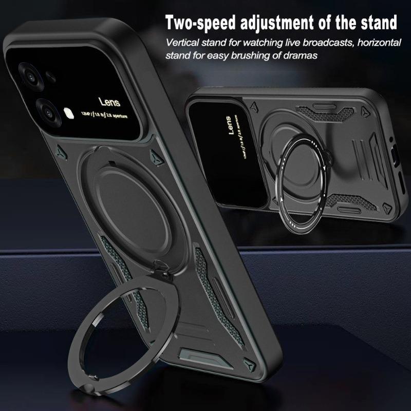 For OPPO A6 Pro case Shockproof Armor Bumper Stand with Holder Ring Cover casing For OPPO A6 Pro Phone casing