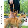 No Pull Dog Training Leash Slip Chain Lead Strong Double Handle Nylon Rope Medium Large Dogs Puppy Reflective Traction Control