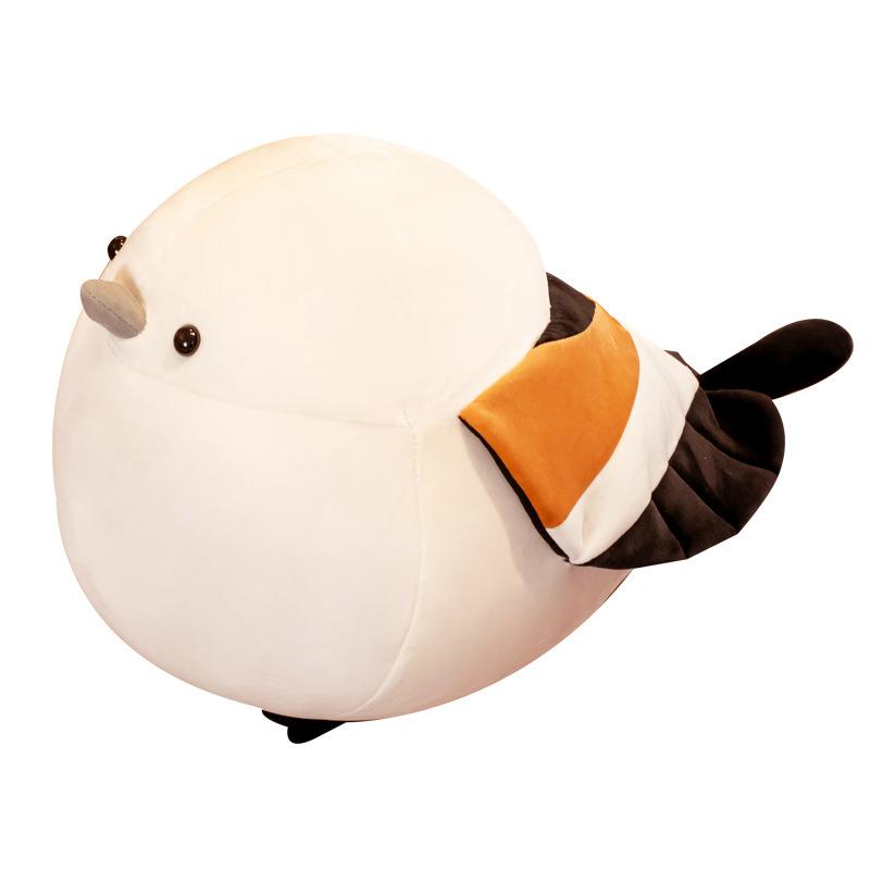 Cute Bird Chirpy Sparrow Doll Plush Toy Chubby Little Tit Doll Children Soothing Pillow Rag Doll