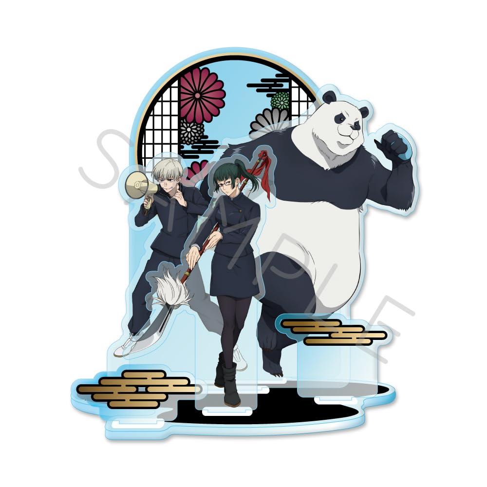 TV Anime [Jujutsu Kaisen] Season 2 [Zenin Maki, Inumaki Toge, Panda] 4th Edition Big Acrylic Stand TB