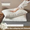 Luxury Silk & Cotton Neck Support Pillow Pair for Home Use