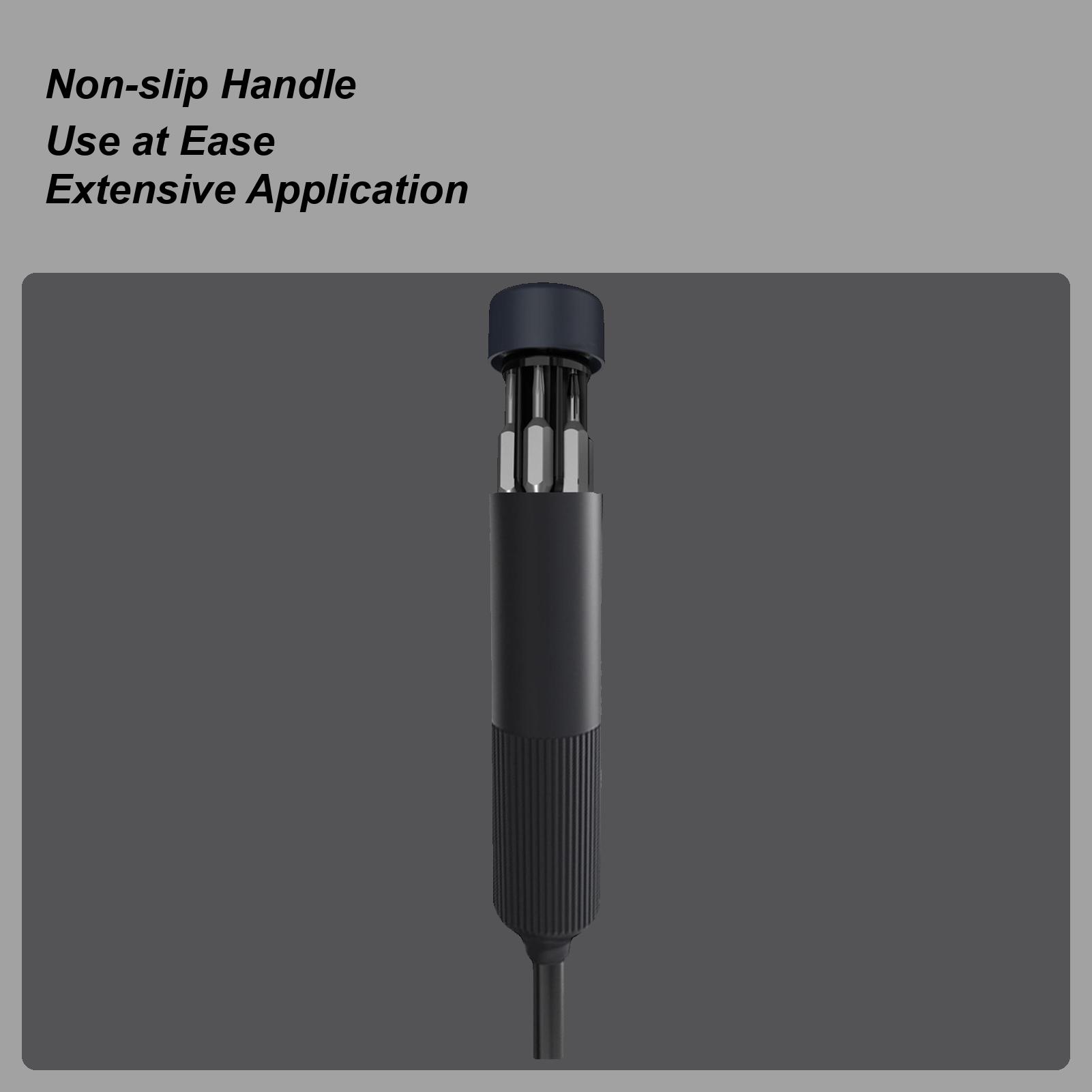 

Precision Screwdriver Set Screwdrivers Repair Tool Kit 27 In 1 Multifunctional Anti-Slip Professional Supplies Repairing Tools чорний