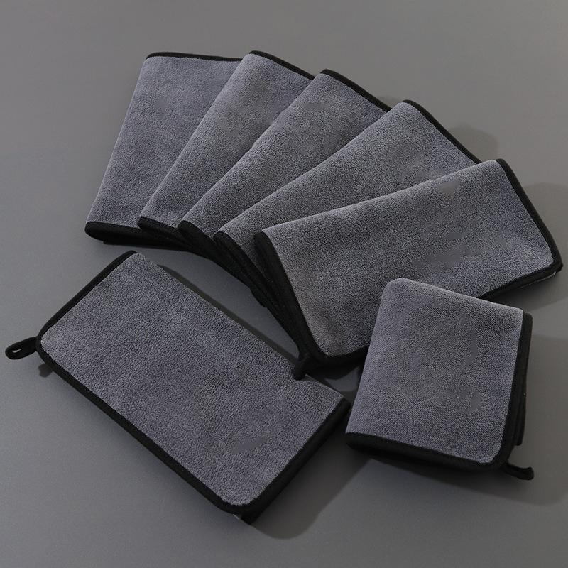 35x75cm Car Cleaning Towels Plush Water Absorbing Wash Towel For Toyota 86 Corolla Prius YARiS Hilux CHR SUPRA RAV4 Accessories