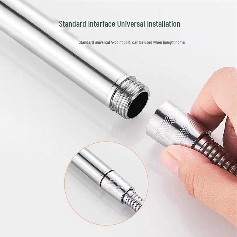 304 Stainless Steel Handheld Shower Head & Hose Set
