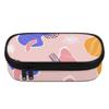 Pencil Pouch Large Capacity Smooth Zipper 300D Polyester with Main Storage Mesh Pocket and Organized Pen Holders for Boys Girls