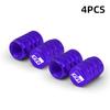 4Pcs Car Wheel Tire Valve Caps Tyre Stem Covers Airdust Waterproof For Toyota GR GAZOO RACING SPORT Yaris Prado Rav4 Car Decor Stem Caps1