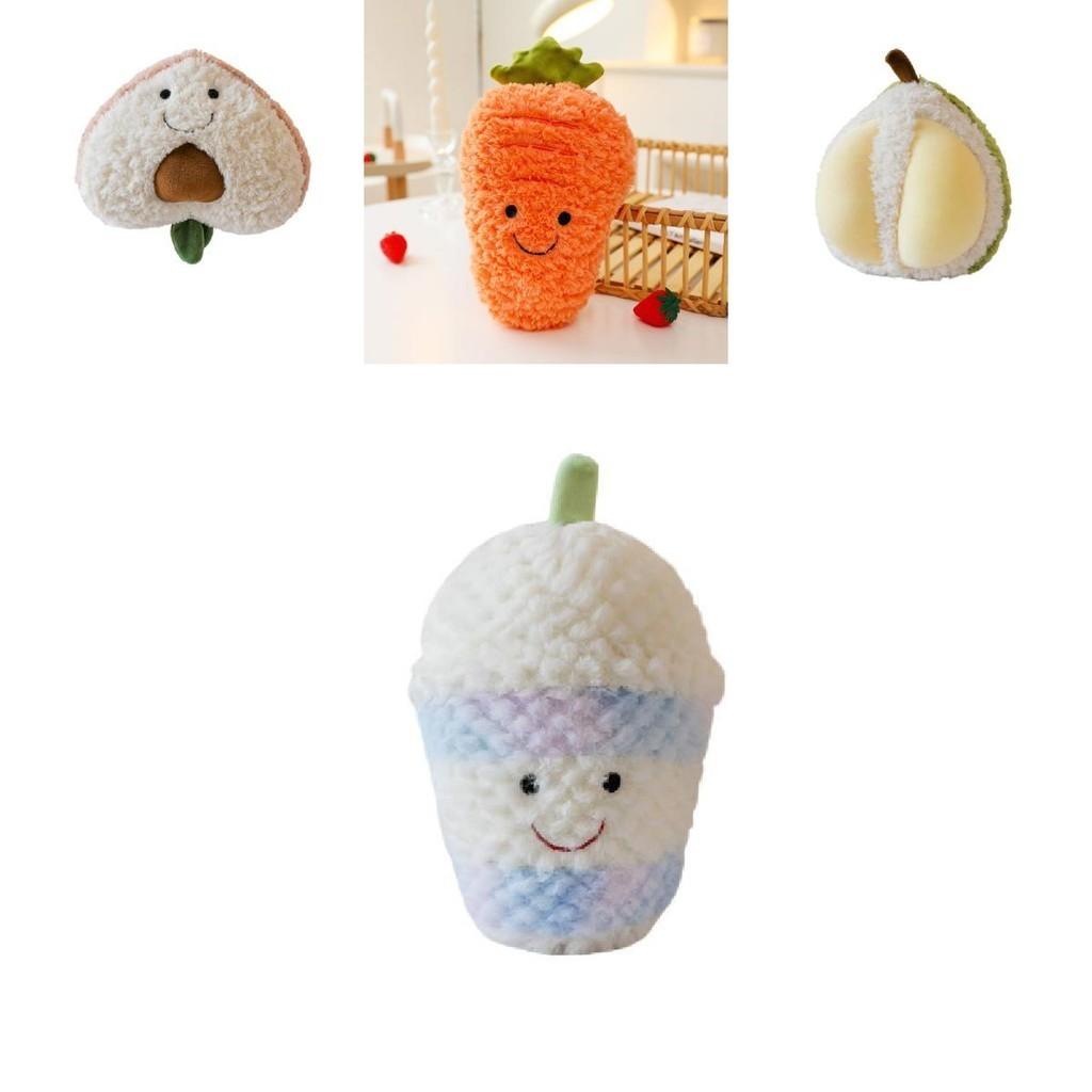 Realistic New Fruit And Vegetable Plush Toys For Kids Birthday Gifts