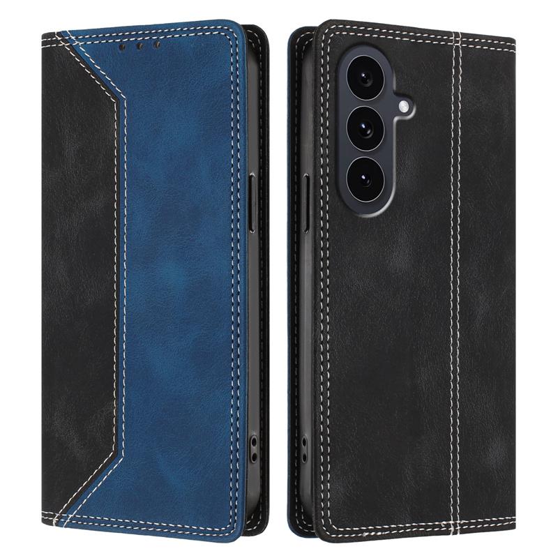 Fashion Magnetic Flip PU Leather Phone Case For Samsung Galaxy S26 Plus S25 Edge S24 FE S23 S22 S21 S20 Ultra S10 Wallet Card Holder Pocket Back Cover