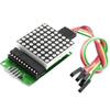 1PC MAX7219  Dot Matrix Module 8*8 microcontroller module 5V Common Cathode Red / Green 4in1 LED Display with DuPont Line
