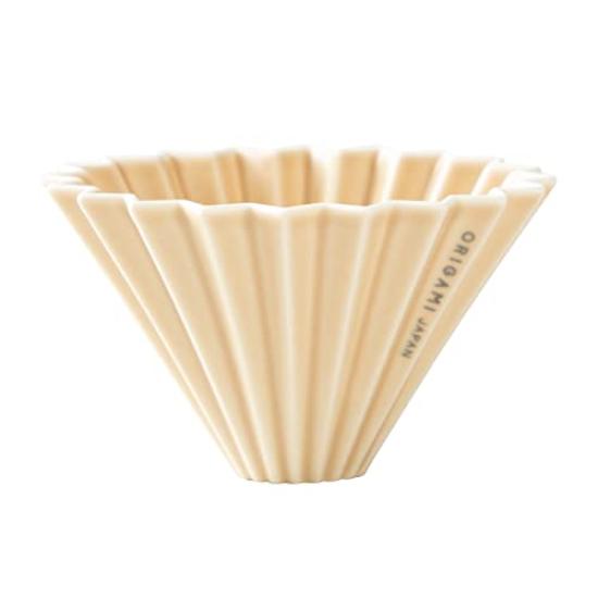 ORIGAMI Dripper Matte Beige S Made in Japan DRIPPER K-ai (for 1-2 people)