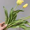 Premium Soft Rubber Tulip Bouquet - Realistic Artificial Flowers for Decoration and Props
