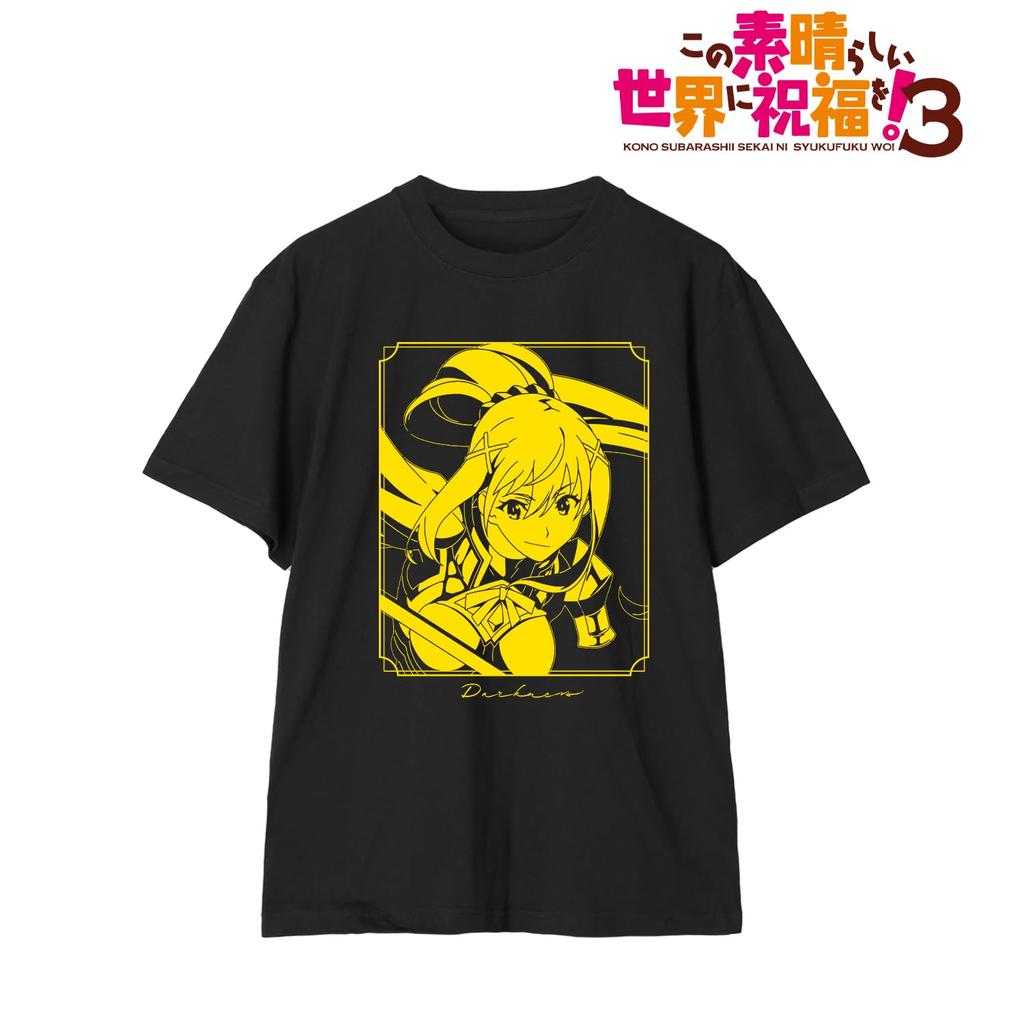 TV Anime "KonoSuba: God's Blessing On This Wonderful World! 3" Darkness T-shirt Women's Size L