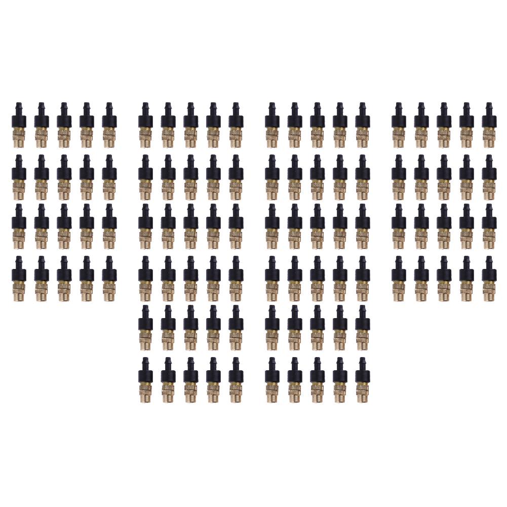 10-100pcs 4/7 Dripper Drip Head Adjustable Brass Sprinkler Agricultural Misting Nozzles Garden Irrigation Water Sprayer Atomizer