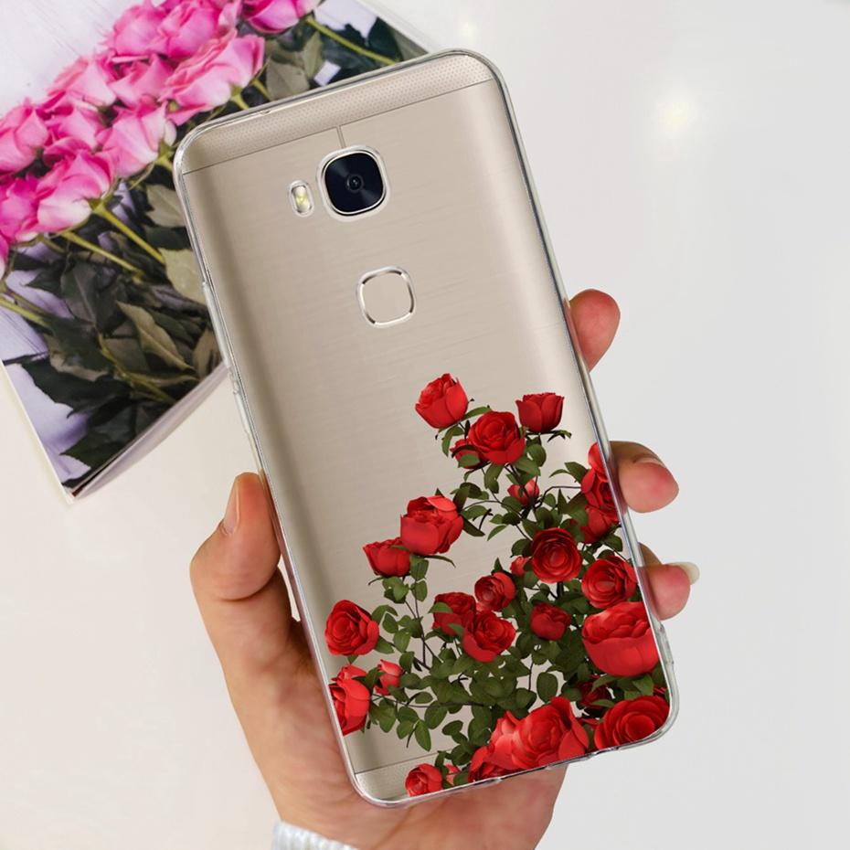 Lovely Printing Case For Huawei GR5 KII-L22 KII-L21 / GR5 2017 BLN-L21 BLN-L22 Soft Silicone TPU Back Cover Phone Cases