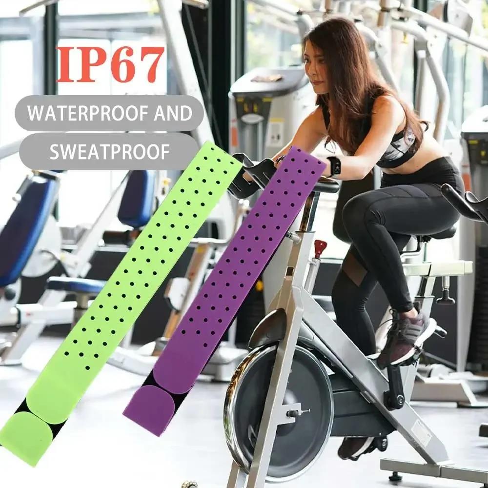 Adjustable Armband Heart Rate Monitor Soft Strap Breathable Replacement Armband Compatible for Scosche Garmin Wahoo TICKR XOSS2