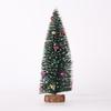 New Christmas Decorations Flocked Sticky Beads Mini Christmas Tree Christmas Desktop Ornaments Small Christmas Tree Ornaments