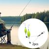 2Pcs Pompano Rigs for Surf Ing Double Circle Hook 3.5-9 Kg , Practical Accessories Professional