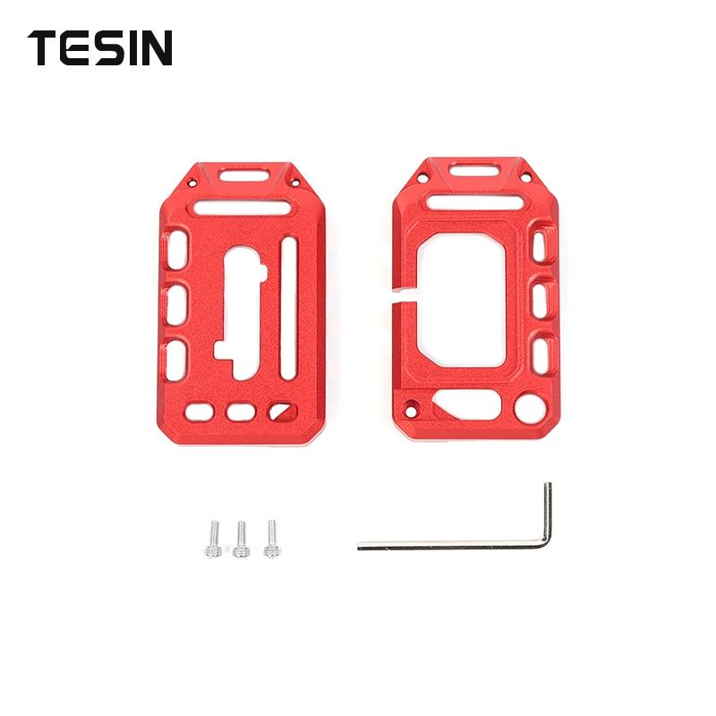 

TESIN Car Keys Cover for Jeep Gladiator JT 2018+ Car Key Case Shell Cover Keychain Accessories for Jeep Wrangler JL 2018-2025 Up червоний