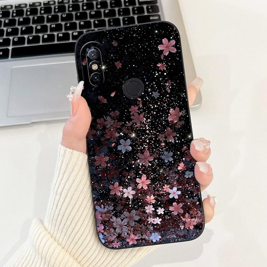 For Xiaomi Redmi Note 5 Case New Stylish Flower Tulip Camera Protection Soft Cover For Xiaomi Redmi Note 5 Pro 5.99" Phone Cases