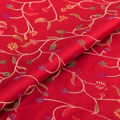 Brocade Seidenstoff Satin Blumenstoffe Zum Nähen Material Für DIY Kleid Stoff 50*75cm
