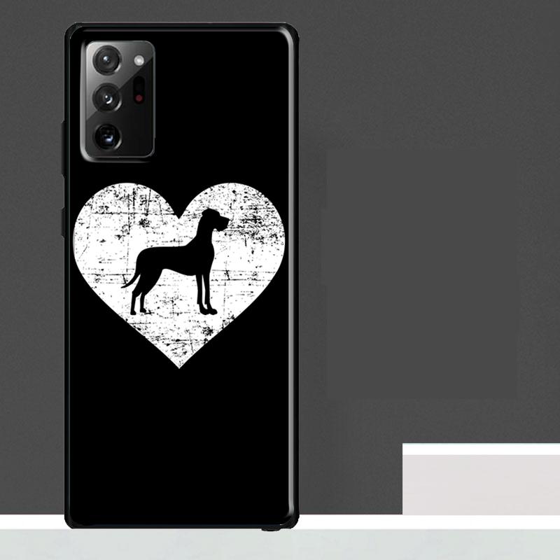 Great Dane Dog Case For Samsung Galaxy S23 S24 S25 Ultra S9 S10 S20 S21 S22 Plus S23 FE S25 FE Phone Cover