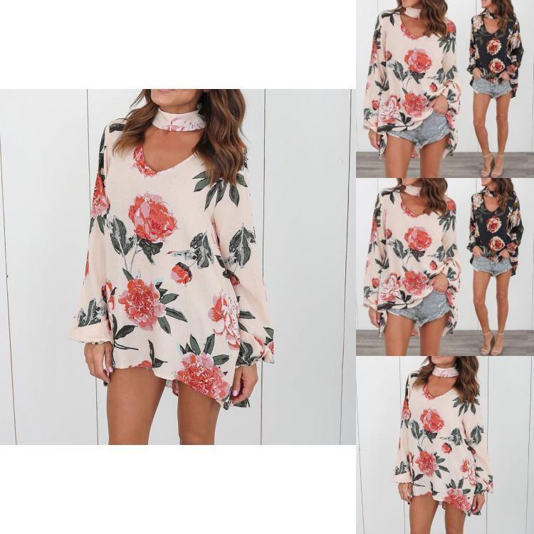 Premium Quality Chemisier T-shirt For Women With Elegant Floral Print Design