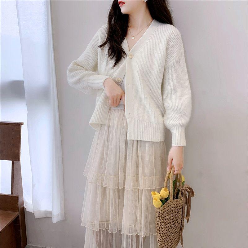 2025 Herbst Damen Lockerer Cardigan Pullover - Lässiger Kurzstrickwaren Trend