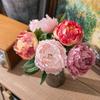 Simulation Peony Single Branch for Home Decoration and Weddings