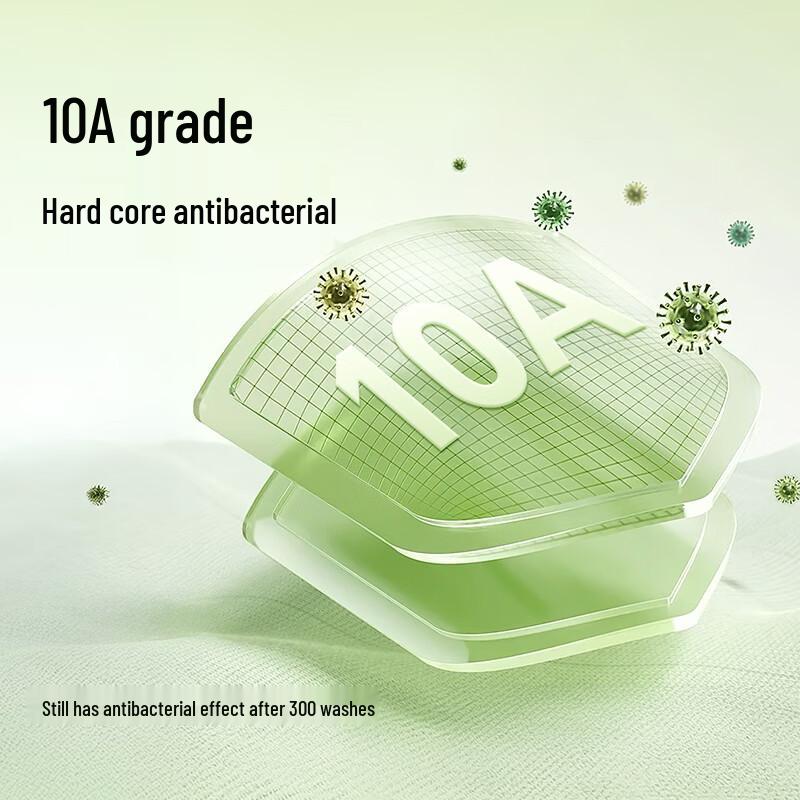 Freego Men's A-Grade Pure Cotton Antibacterial Boxer Briefs 4-Pack