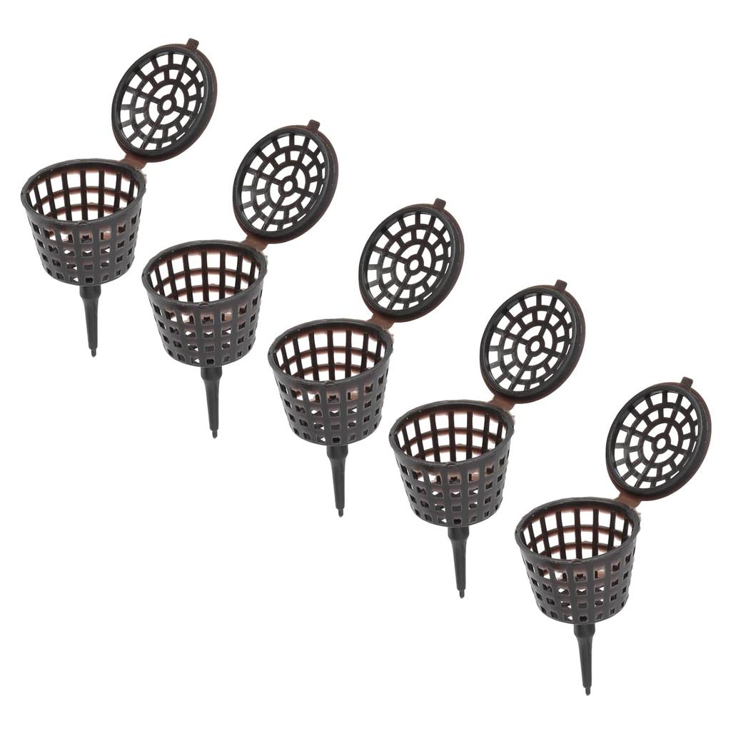 50Pcs Fertilizer Basket, Plastic Fertilizer Orchid Basket Garden Nutrition Cups Fertilization Container for Orchid Bonsai Flower Plant