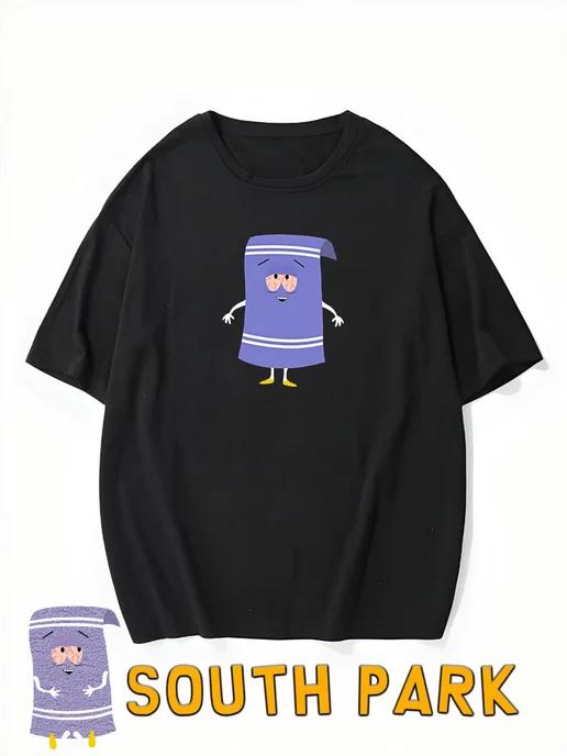 Oversized T-shirt with a South Park print 4XL