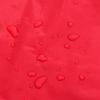Dog Raincoat with Reflective Strips Polyester Red Size L