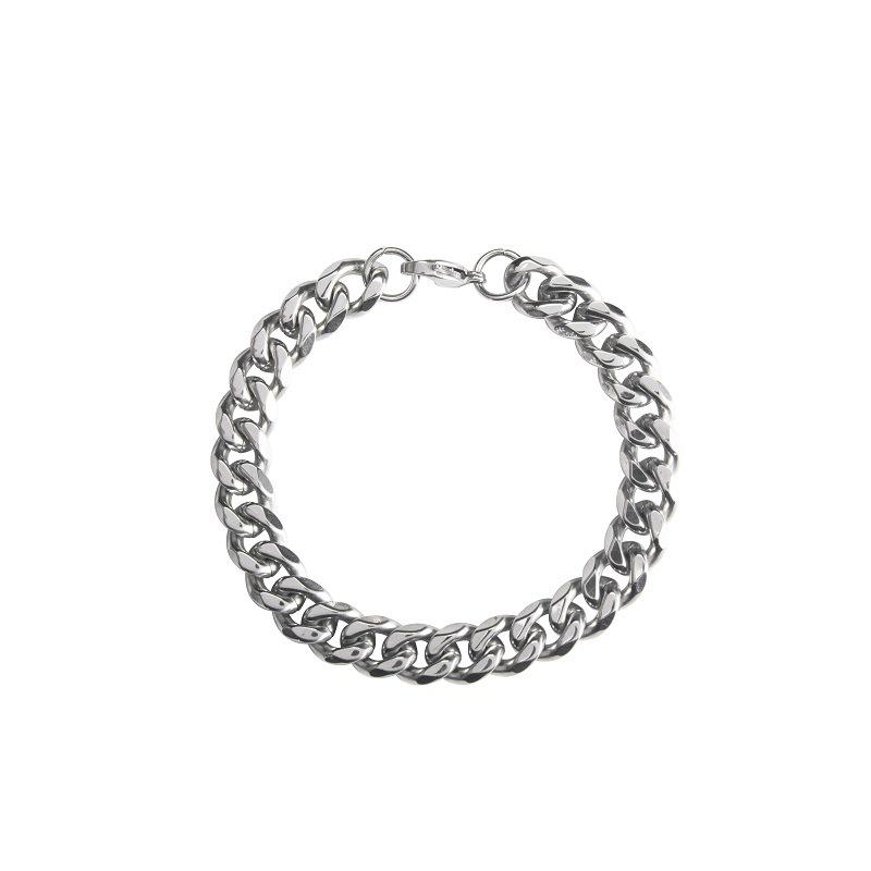 Cuban Bracelets for Men and Women: Trendy, Minimalist, Dark High Street Style