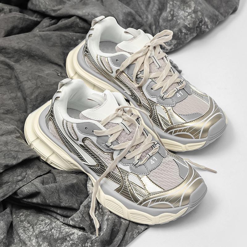 Dad shoes ins super fire platform versatile trendy shoes 2023 new paris casual couple shoes fashion street men's shoes