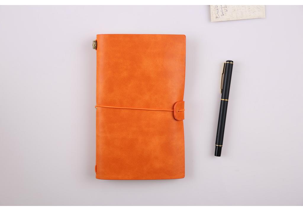 A5 A6 PU Leather Notebook Handmade Vintage Diary Journal Sketchbook Planner TN Travel Notebook Cover