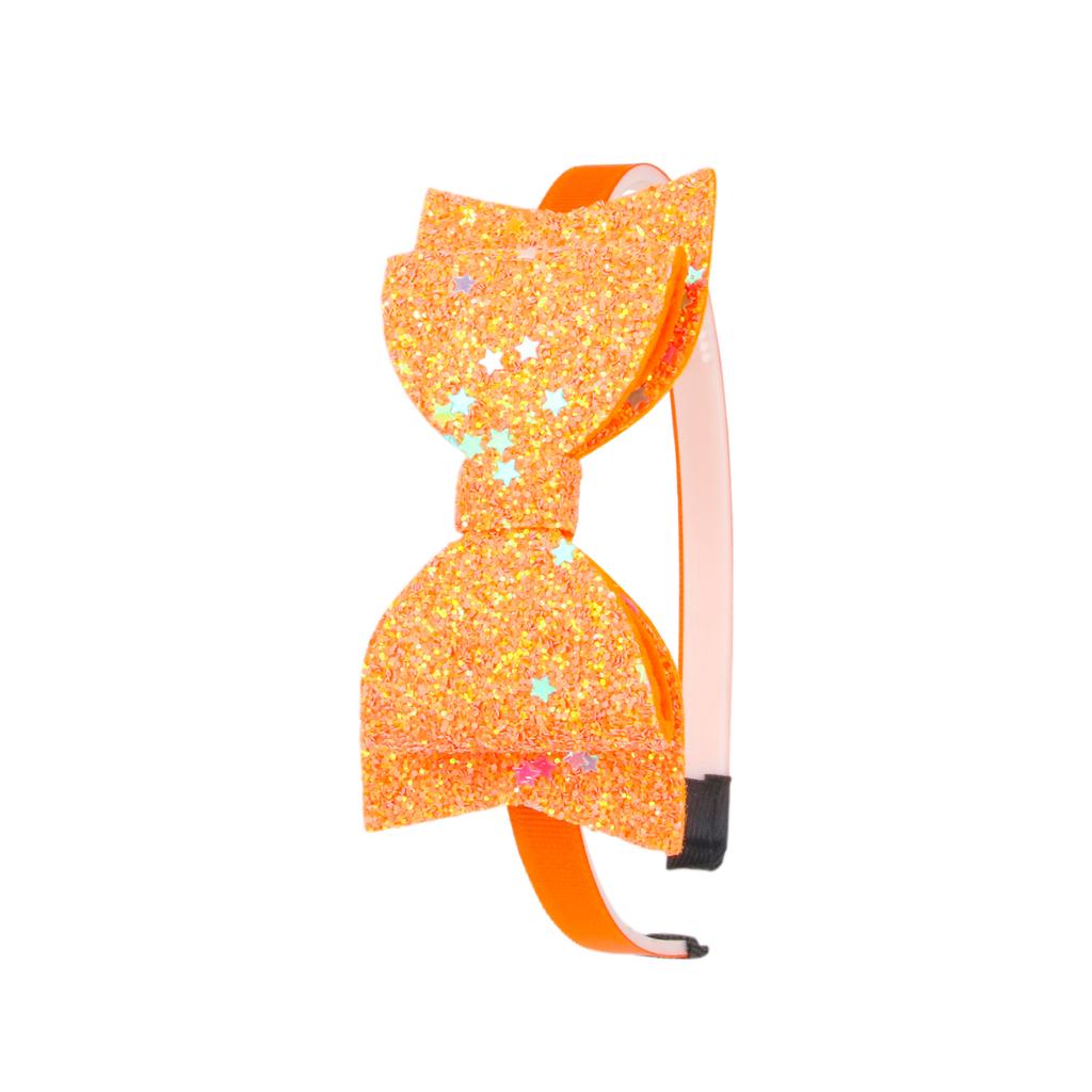 Girls Glitter Hair Bows Headbands for Girls 3.5inch Sequin Bows Hairbands Kids Hairhoops Children Hair Accessories