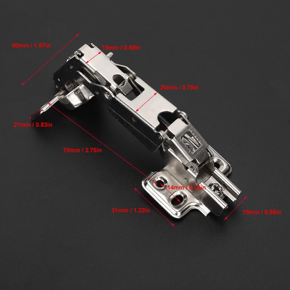 3pcs 165 Degree Cabinet Hinge Soft Closing Closet Hinge Durable Door Hinge Cabinet