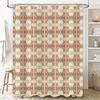 Patterned Shower Curtain Floral Print Decorative Fabric Waterproof Bath Liner Available in Multiple Sizes for Home Use