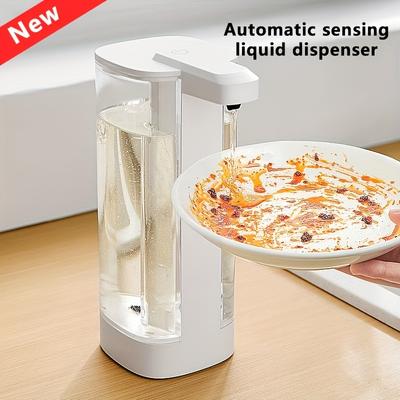 Distributeur automatique de désinfectant pour les mains mural, inductif, facile à installer et à nettoyer, avec pompe rechargeable USB et fonction de détection automatique