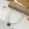 Boho Irregular Stone Rice Beads Waist Chain for Women Fashion Ceramic Shell Metal Belly Chain Beach Sexy Bikini Body Jewelry