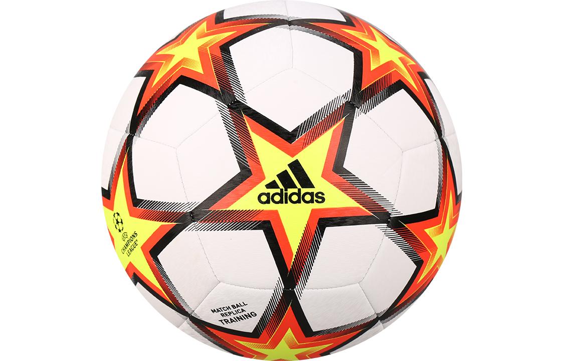 Adidas Size 5 Soccer Ball Machine Stitched Soccer Ball Men s White Red, Yellow GU0206 Size 5 Ball