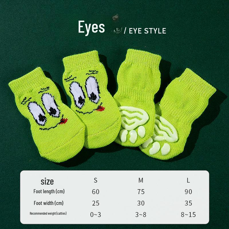 

High-Quality Non-Slip Pet Socks for Dogs and Cats - 4 Pack Medium