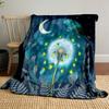 Birds in The Retro Night Sky Printed Blanket Children Adult Blanket Soft and Warm for Sofa Outdoor Travel Blanket Luxury Gifts