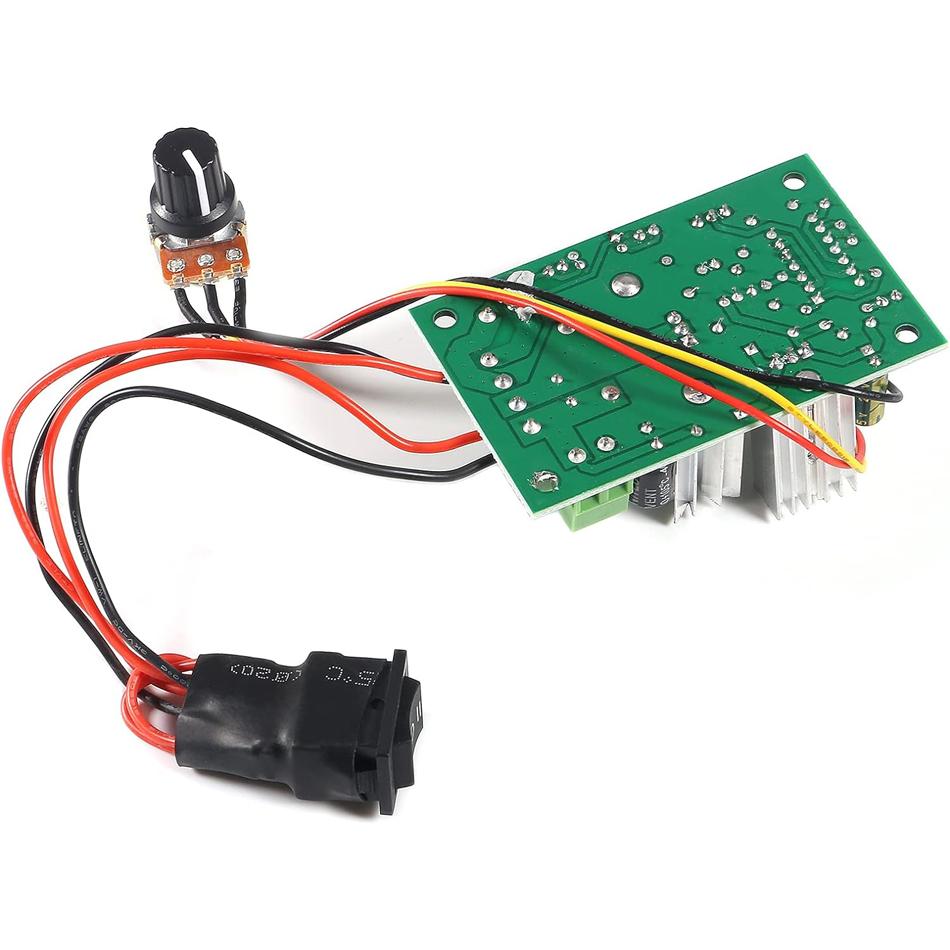 1 buc Controller de Viteză Motor DC Reglabil Îmbunătățit PWM 10V 12V 24V 30V Comutator de Inversare 120W