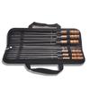 10pcs Reusable BBQ Skewers Stainless Steel Grilled Fork Barbecue Needle  Marshmallow