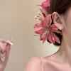 Exquisite Lily Flower Hair Clip - Floral Scene Women's Side Hairpin & Cheongsam Accessory