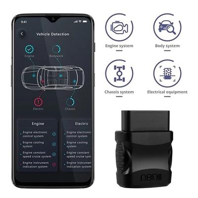 Dla iOS/Android ELM327 V2.1 Czytnik kodów błędów silnika samochodowego Skaner OBD2 Bluetooth 4.2 Skaner diagnostyczny samochodu Czytnik kodów błędów EOBD
